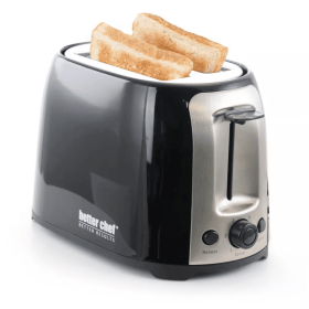 Better Chef Deluxe Cool Touch Wide-Slot 2-Slice Toaster with Stainless Accents Better Chef Deluxe Cool Touch Wide-Slot 2-Slice Toaster with Stainless Accents